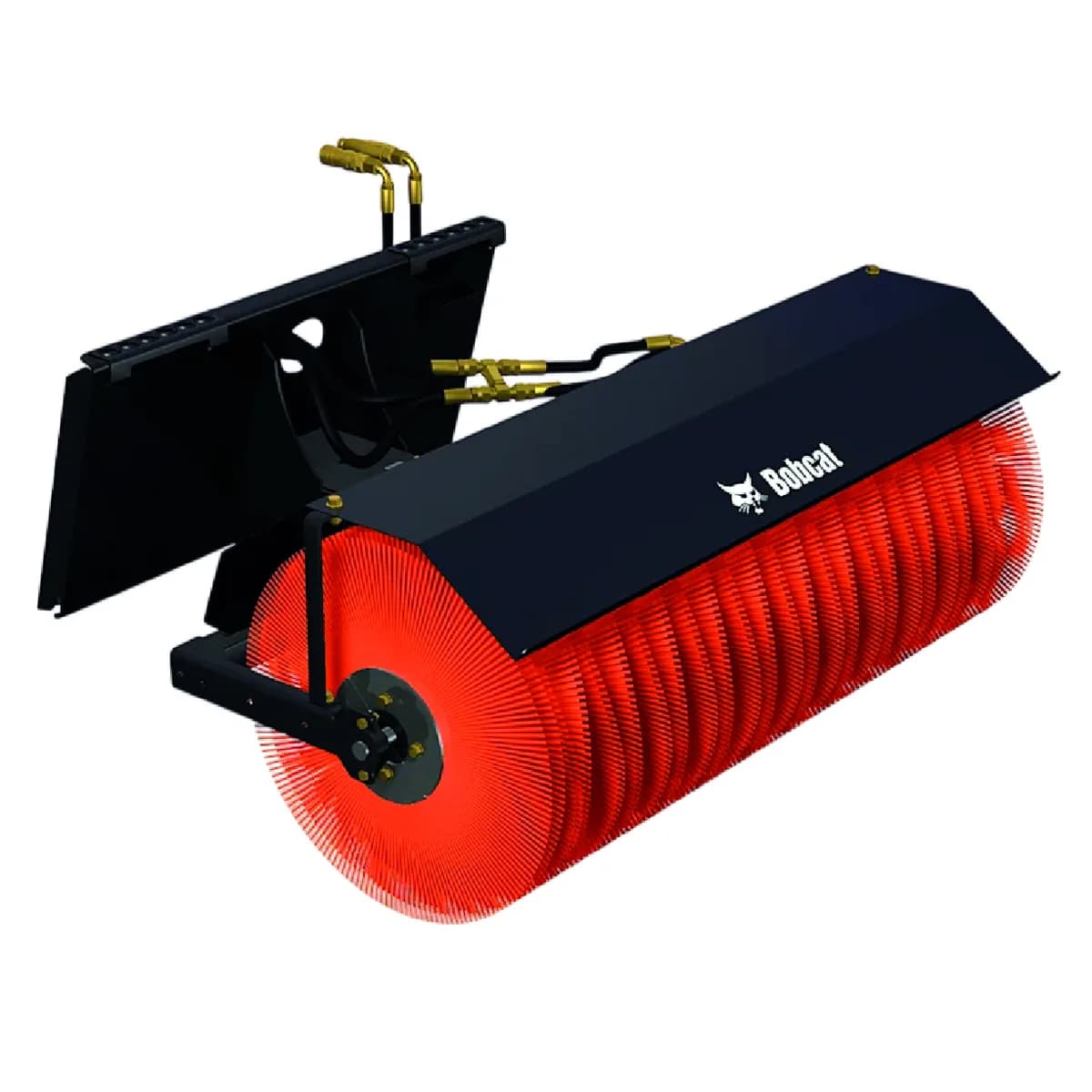 Bobcat angle broom run with 7-pin attachment control