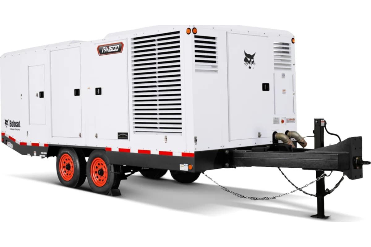 1600 CFM portable air compressor