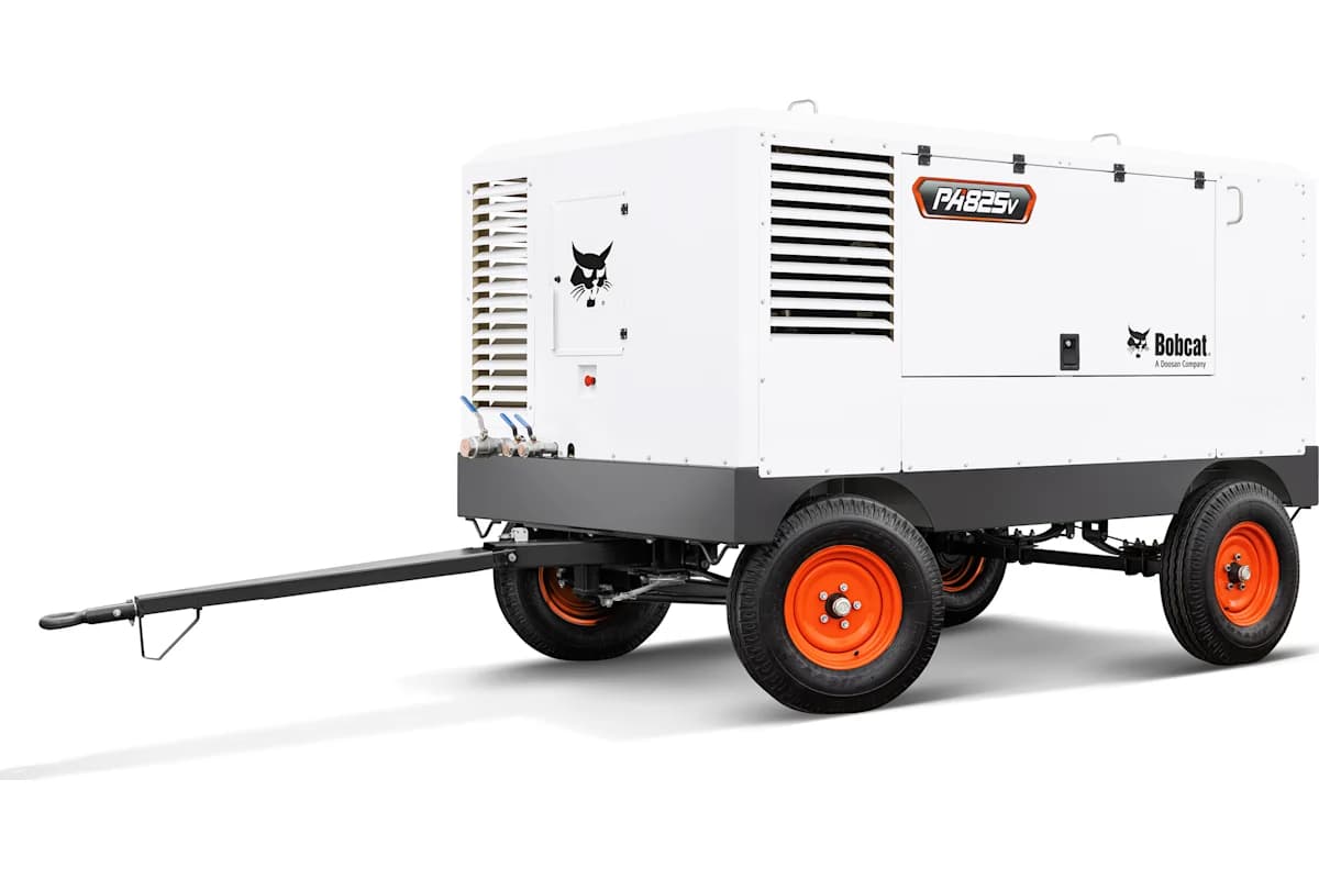 825 CFM portable air compressor