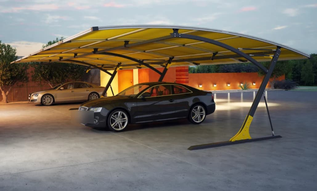 Carport Cuádruple (4 vehículos)