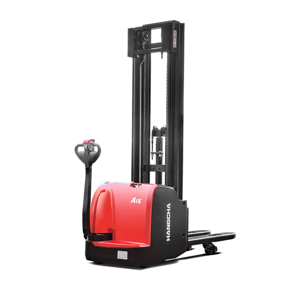 Apilador serie A de rango alto con elevación inicial de acompañamiento 1.2–1.6 t (eléctrico)