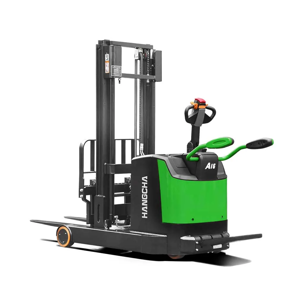 Apilador serie A de rango alto con mástil móvil de operador de pie 1.2–2 t (litio)