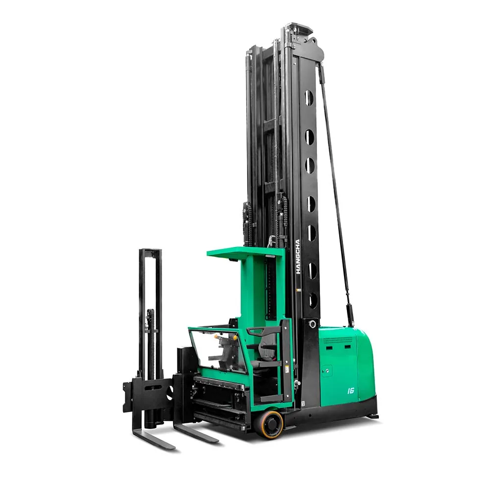 Montacargas trilateral con cabina elevable 1–1.6 t (litio)