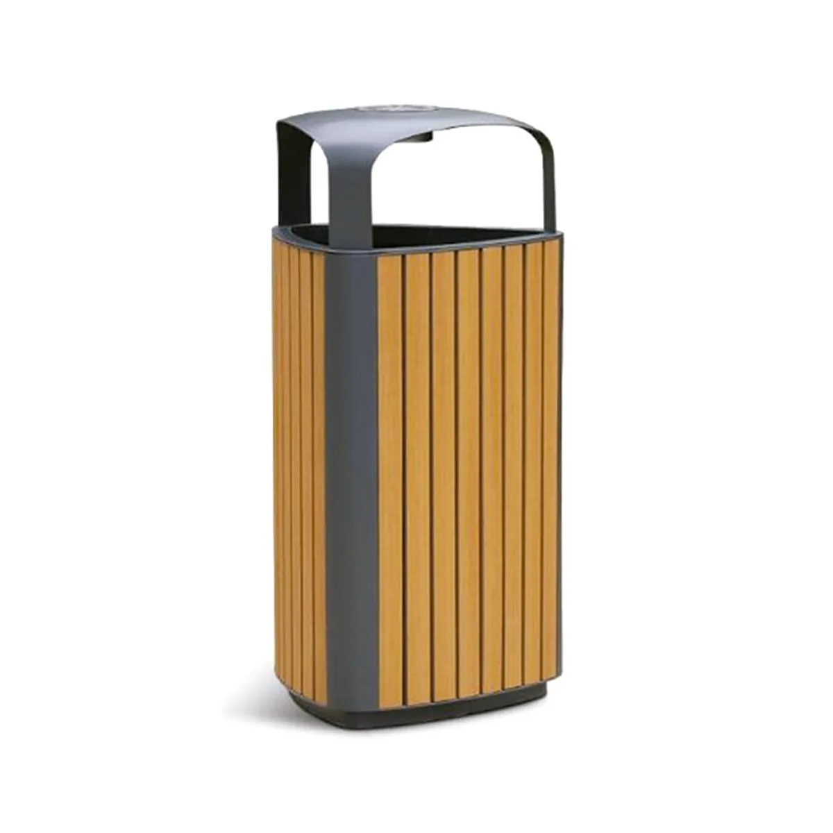 Basurero Madera Plástica