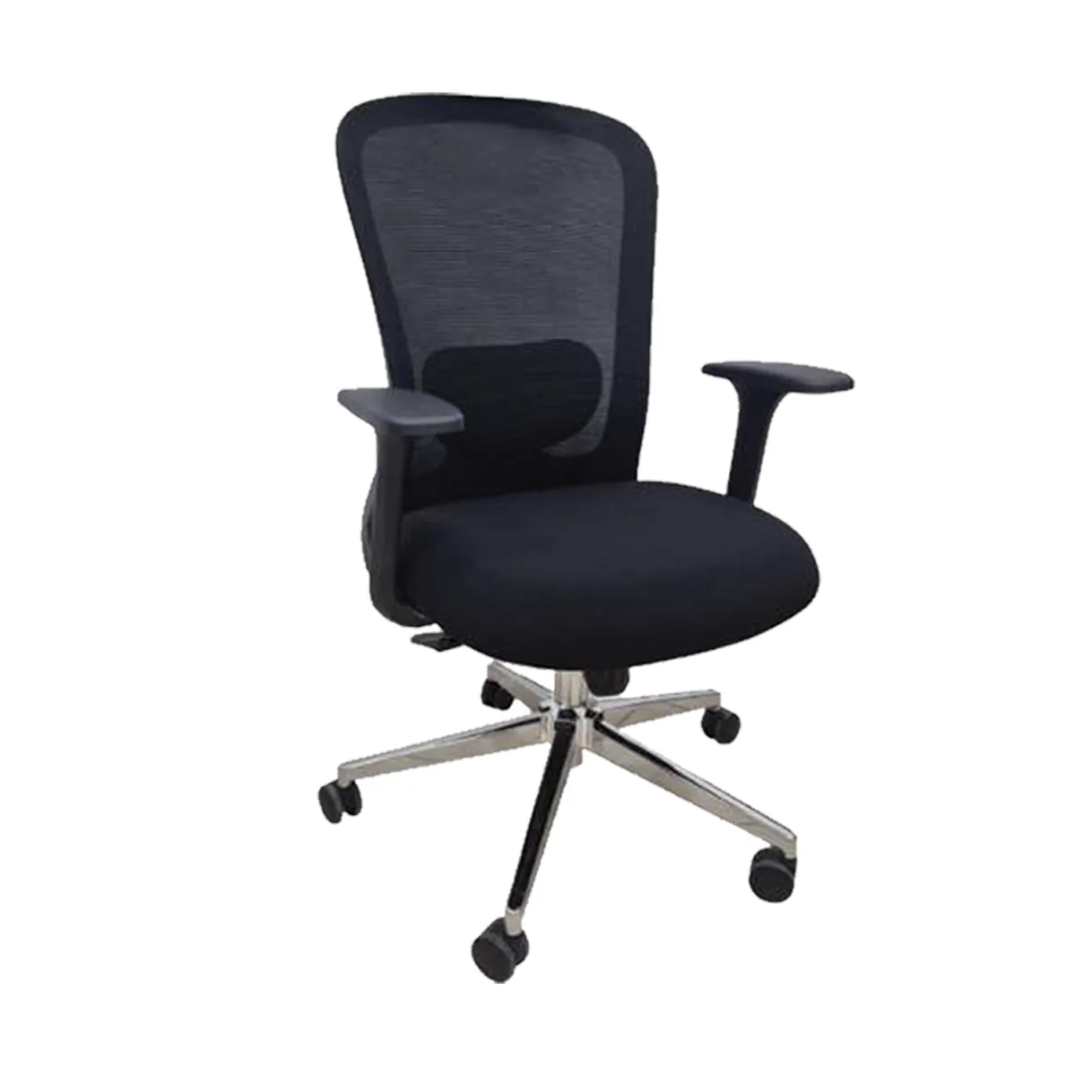 Silla Monet Respaldo Medio Negra