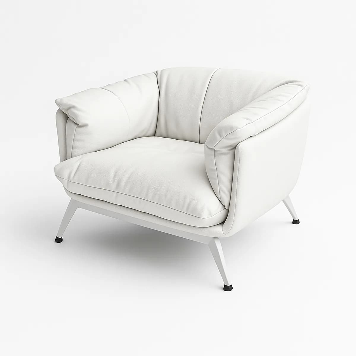 Sofa Milán Individual Blanco