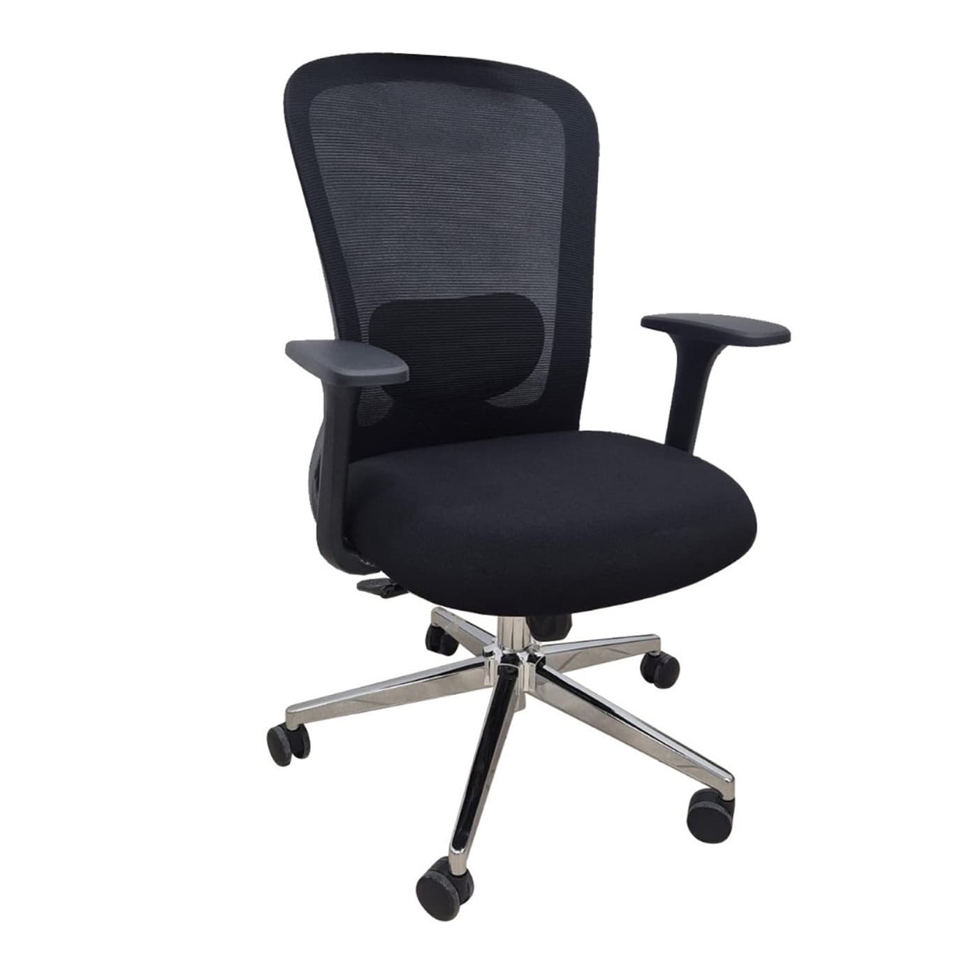 Silla Monet Respaldo Medio Negra