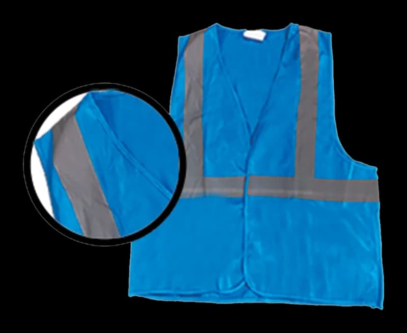 Chaleco de seguridad azul