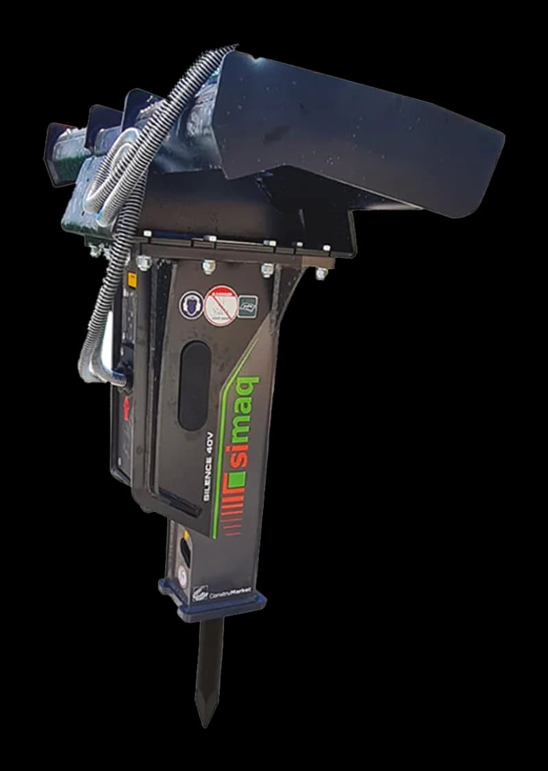 Martillo Hidráulico para Minicargador SILENCE 40v