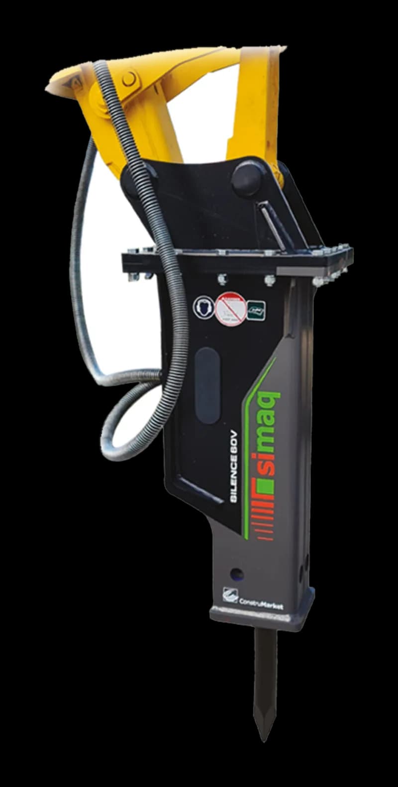 Martillo Hidráulico para Retroexcavadora SILENCE 60V
