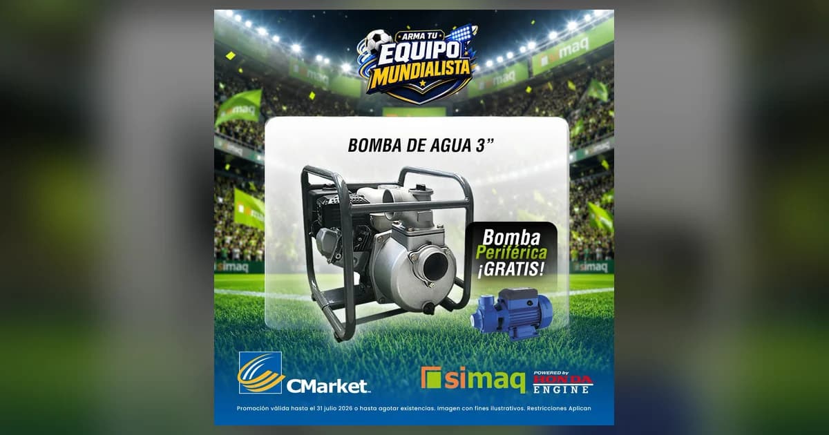 Bomba de agua de 3"