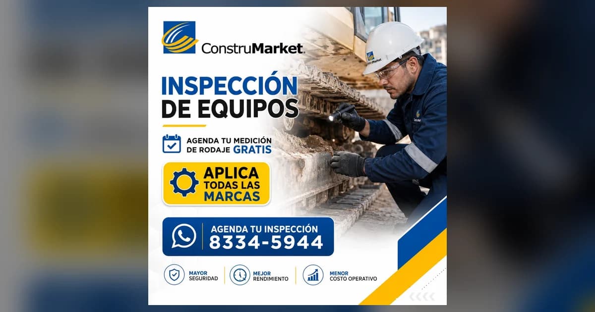 Inspección de equipos y medición de rodaje GRATIS