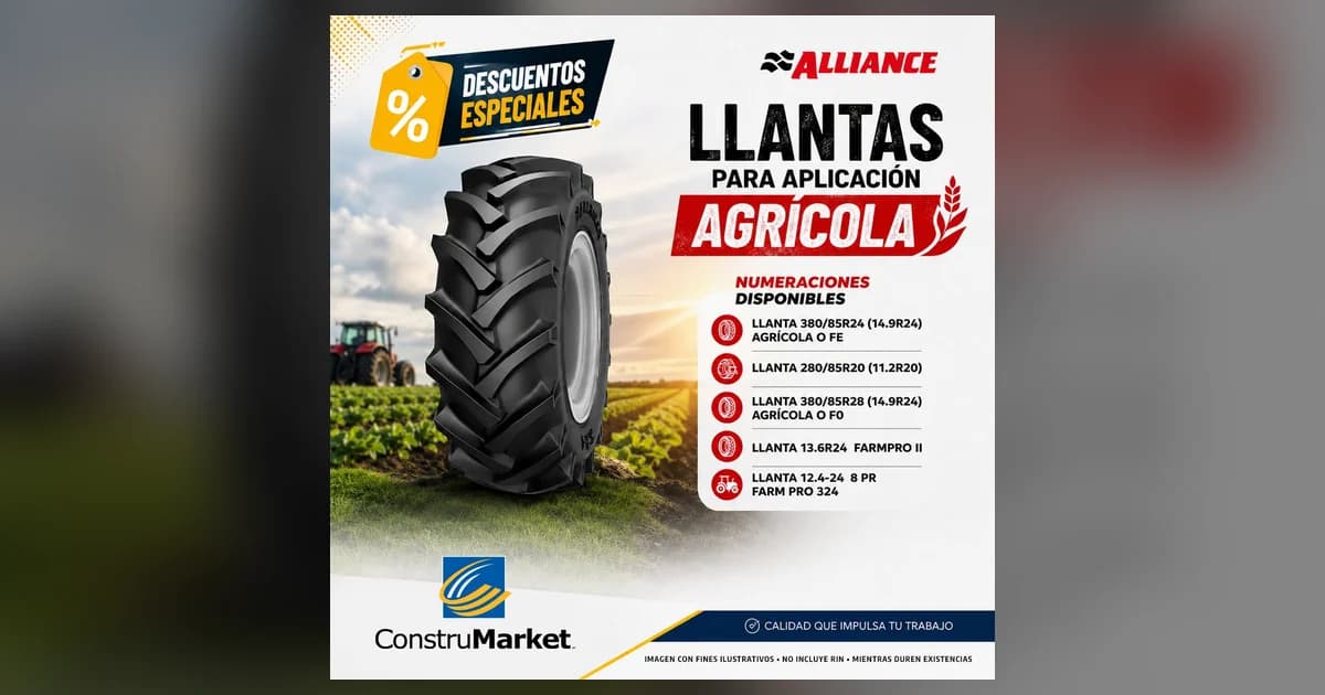 Alliance tires for agricultural use