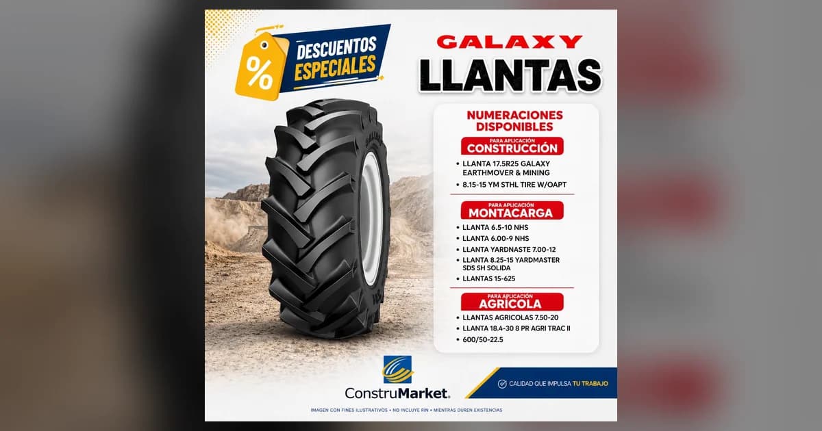 Llantas Galaxy — descuentos especiales