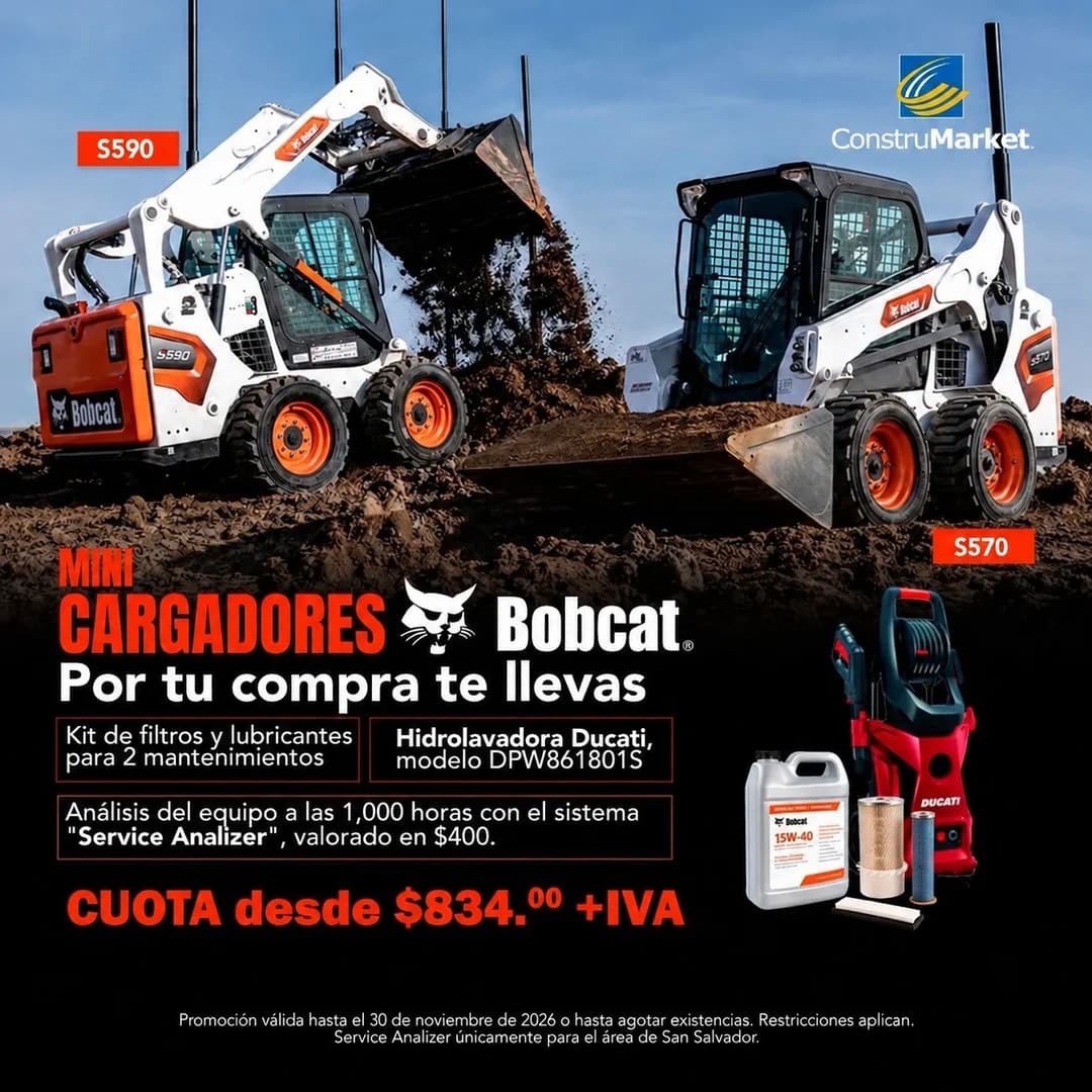 Bobcat S590 and S570 skid-steer loaders