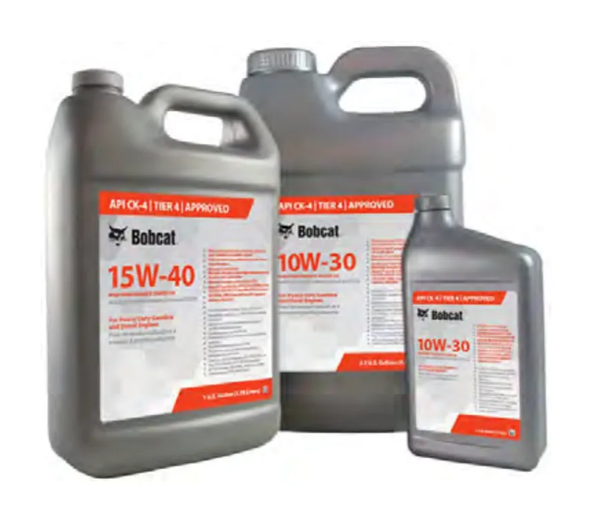 Bobcat High-Performance engine oil (product line photo)