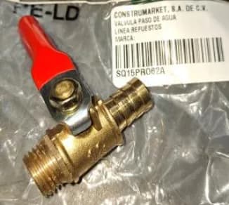 Válvula de agua SIMAQ SQ15PRO62A — foto real de la pieza
