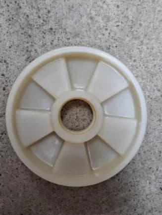 Nylon wheel SIMAQ SQPM20C9 — actual part photo