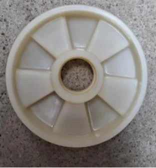 Nylon wheel SIMAQ SQPM25C9 — actual part photo