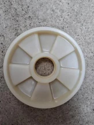 Nylon wheel SIMAQ SQPM30C9 — actual part photo